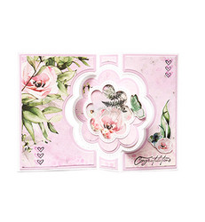 Studio Light Blooming Butterfly stanssi Flower Zig Zag Card