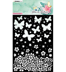 Studio Light Blooming Butterfly -sapluuna Blooming Butterflies