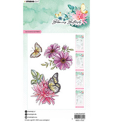 Studio Light leimasin Blooming Butterfly, Blooming Butterfly