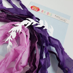 Craft & You Vintage Ribbons -nauhat Blooming Grunge 1