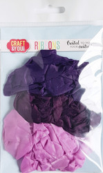 Craft & You Vintage Ribbons -nauhat Blooming Grunge 1