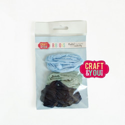 Craft & You Vintage Ribbons -nauhat Sprinkled with Snow 1