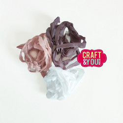 Craft & You Vintage Ribbons -nauhat Sprinkled with Snow 2