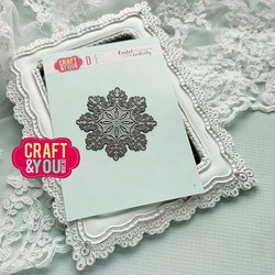 Craft & You stanssi Snowflake
