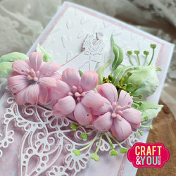 Craft & You stanssi Vintage Flower