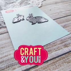 Craft & You stanssi Rabbits