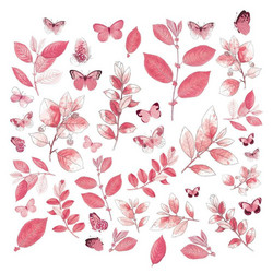 49 and Market Color Swatch: Blossom Acetate Leaves -leikekuvat