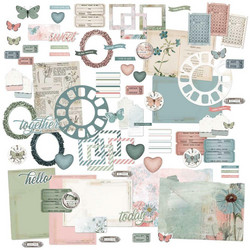 49 and Market leikekuvat Vintage Artistry Tranquility Ephemera Bits
