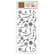 Stamperia sapluuna Create Happiness, Welcome Home, Flowers