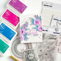 Pinkfresh Studio stanssi Floral Trio