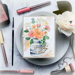 Pinkfresh Studio stanssi Inky Bouquet
