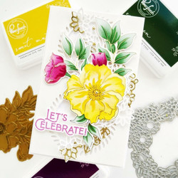 Pinkfresh Studio Hot Foil -kuviolevy Wonderful In Every Way