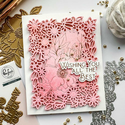 Pinkfresh Studio stanssi Outline Floral Frame