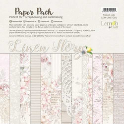 LemonCraft paperipakkaus Linen Story, 12