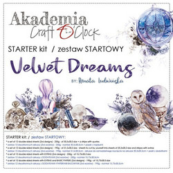 Craft O'clock Workshop Kit Velvet Dreams -paperipakkaus