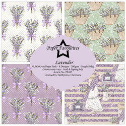Paper Favourites Lavender -paperipakkaus, 12