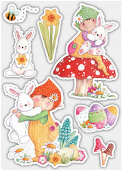 Craft Consortium Let Spring Begin -leimasinsetti Bunny
