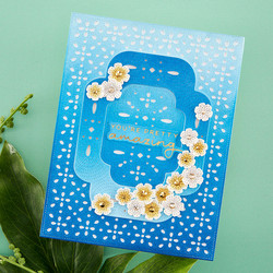 Spellbinders stanssi Scrolled Punch & Pierce Plate