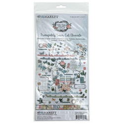 49 and Market Laser Cut Outs -leikekuvat, Vintage Artistry Tranquility