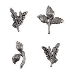 Tim Holtz Idea-Ology Metal Adornments, Foliage -koristeet