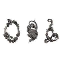 Tim Holtz Idea-Ology Metal Adornments, Ornate -koristeet