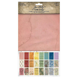 Tim Holtz Idea-Ology Backdrops -paperipakkaus, Volume 5, 6
