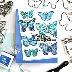 Hero Arts leimasin- ja stanssisetti Beautiful Butterflies
