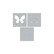 Hero Arts Looking Glass Layering Butterfly -stanssi