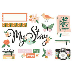 Simple Stories Page Pieces -leikekuvat, My Story