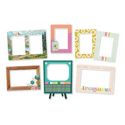 Simple Stories Flea Market Chipboard Frames -kehykset