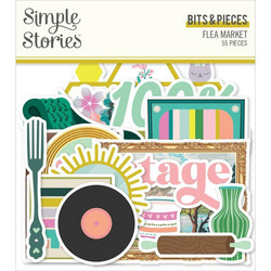 Simple Stories Flea Market, Bits & Pieces, leikekuvat
