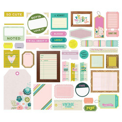 Simple Stories Flea Market, Journal Bits, leikekuvat