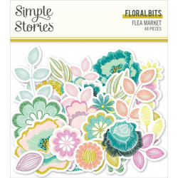 Simple Stories Flea Market, Floral Bits, leikekuvat