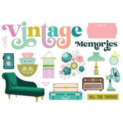 Simple Stories Page Pieces -leikekuvat, Flea Market