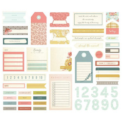 Simple Stories Wildflower, Journal Bits, leikekuvat