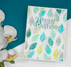 Creative Expressions Helen Colebrook sapluuna Leafy Trails