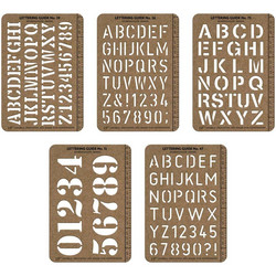 Tim Holtz Idea-Ology Stencil Cards - kuviot