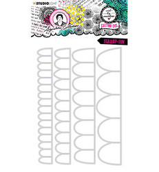 Studio Light stanssi Art By Marlene, Signature, Scallop-Fun