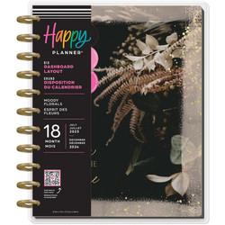 Mambi Happy Planner, 18-Month BIG -kalenteri Moody Florals