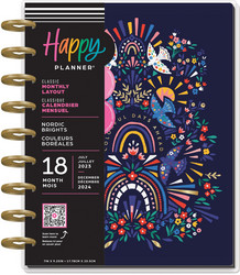 Happy Planner 18-Month Classic Planner -kalenteri Nordic Brights