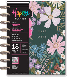 Happy Planner 18-Month Classic Planner -kalenteri Made To Bloom