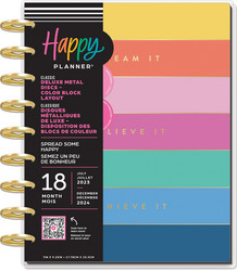Happy Planner 18-Month Deluxe Classic Planner -kalenteri Spread Some Happy