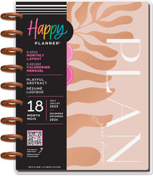 Happy Planner 18-Month Classic Planner -kalenteri Playful Abstract