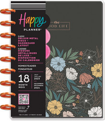 Happy Planner 18-Month Deluxe Classic Planner -kalenteri Homesteader