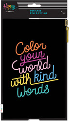 Mambi Happy Planner Elastic Pen Pouch -penaali, Spread Some Happy