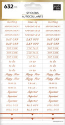 Mambi Happy Planner tarrat Work + Life Ivy & Rose