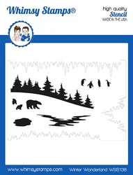 Whimsy Stamps Winter Wonderland -sapluuna, 6