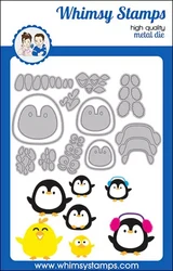 Whimsy Stamps Penguin Pals -stanssi