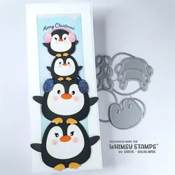 Whimsy Stamps Penguin Pals -stanssi