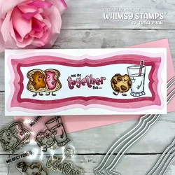 Whimsy Stamps Slimline Victorian Layers -stanssi